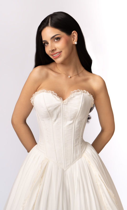 Eveil Dress - Pearl